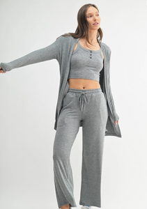 Mono B Brushed Hacci Cardigan