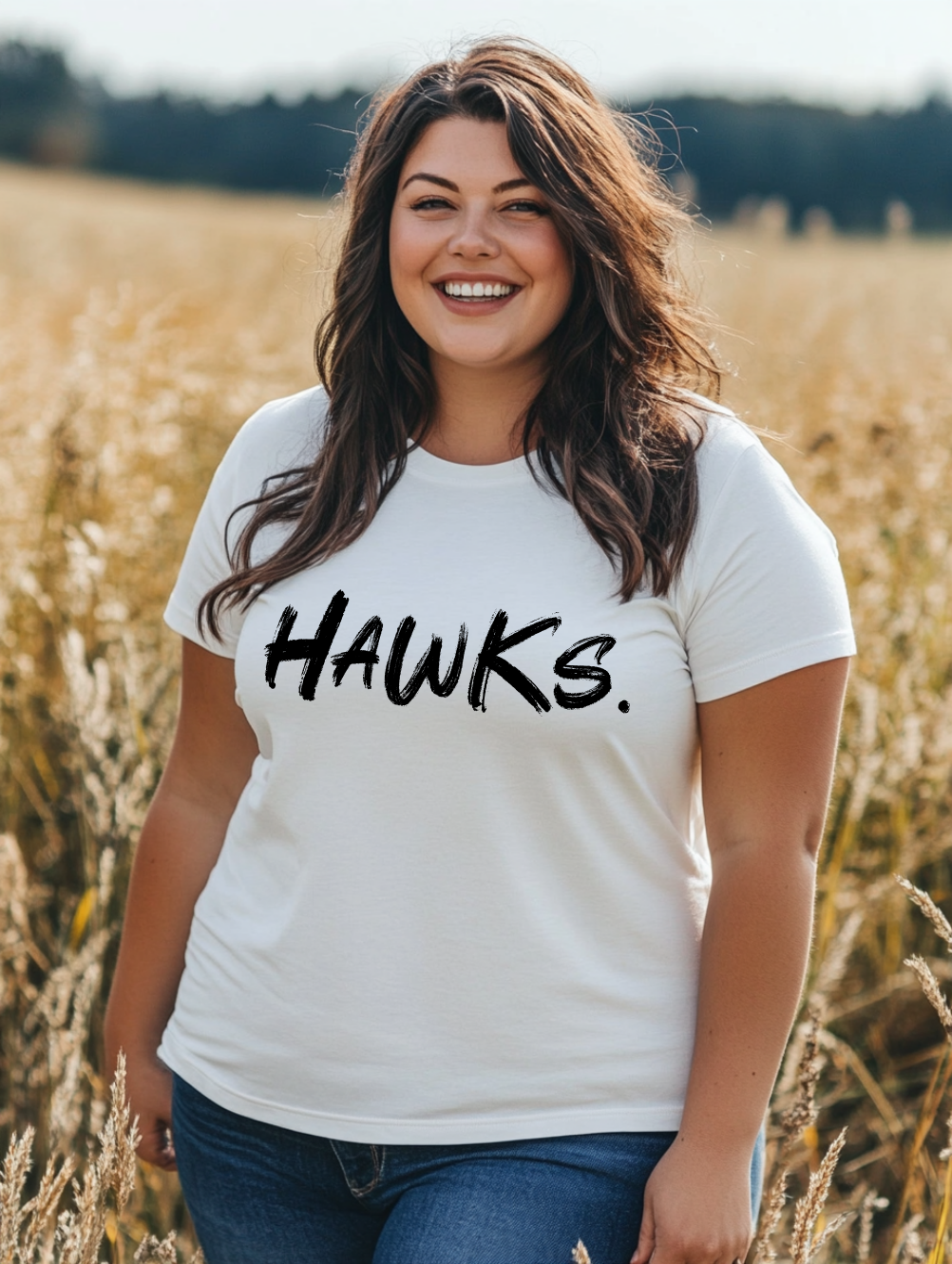 Hawks. Graphic T-shirt