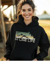 Load image into Gallery viewer, Hi Line Life Graphic Hoodie Sweatshirt
