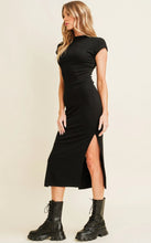 Load image into Gallery viewer, Holly Cap Sleeve Midi Dress
