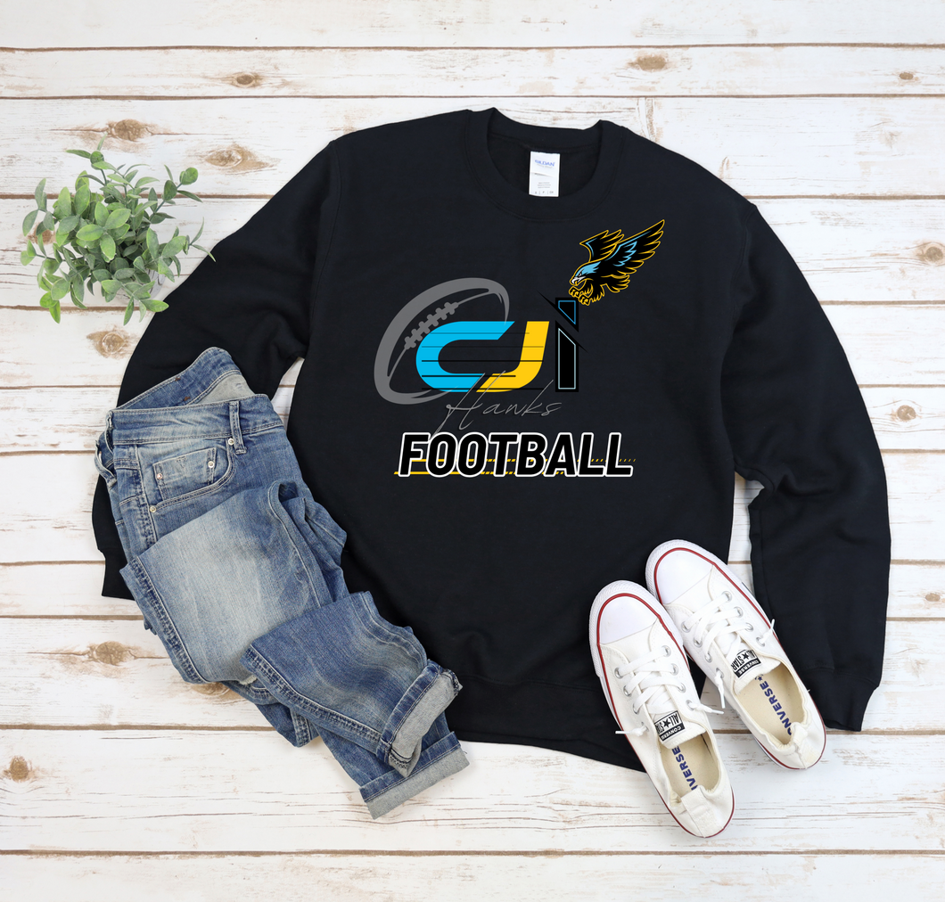 CJI Hawks Football Sweatshirt