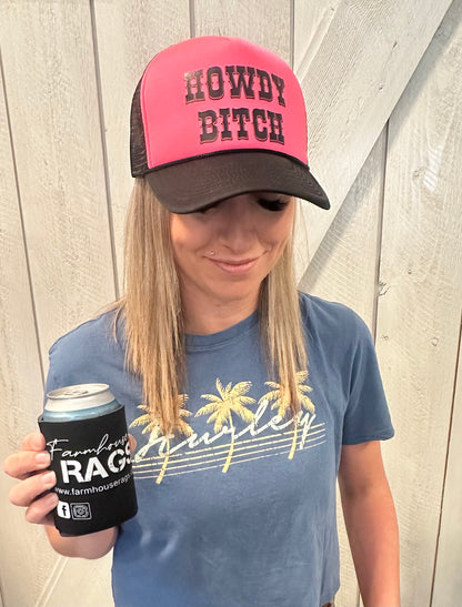 Howdy Bitch Neon Foam Trucker
