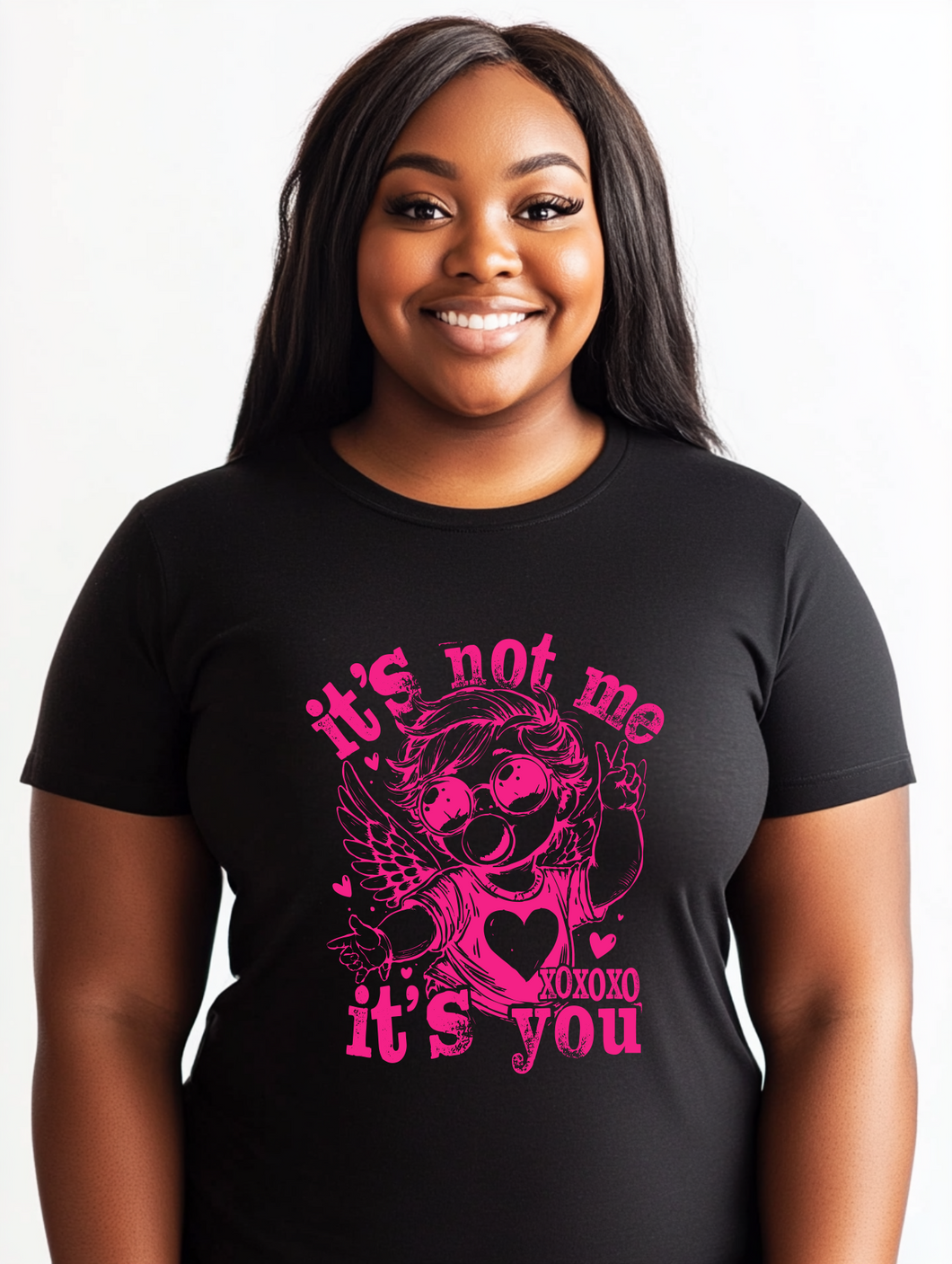 It's Not Me Cupid Graphic T-Shirt