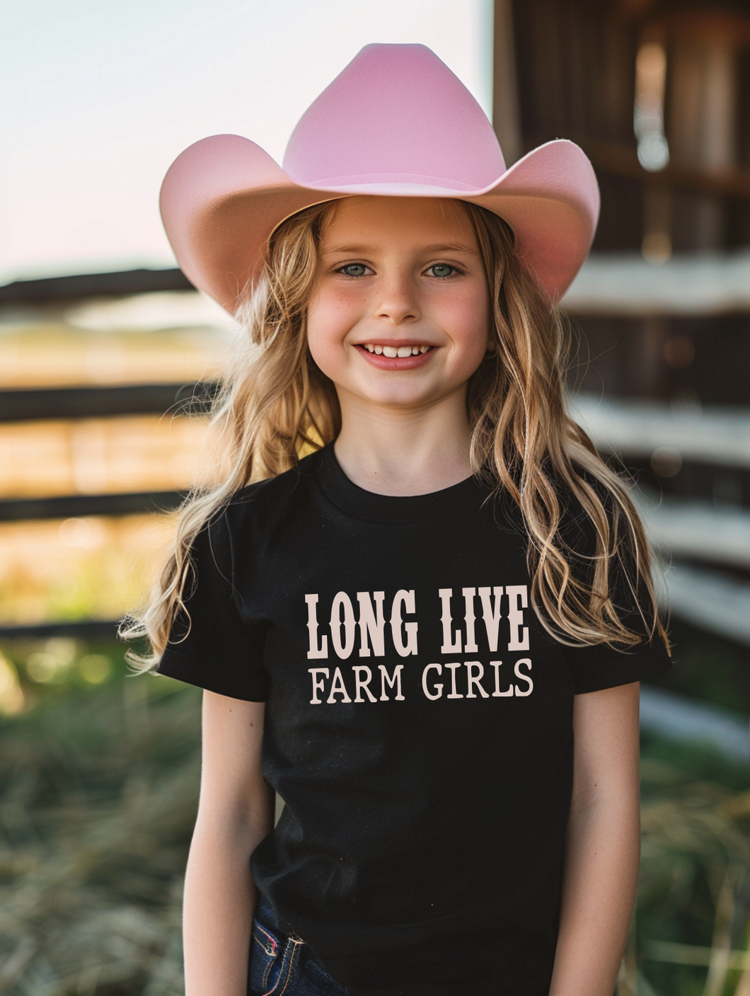 Long Live Farm Girls Youth T-Shirt