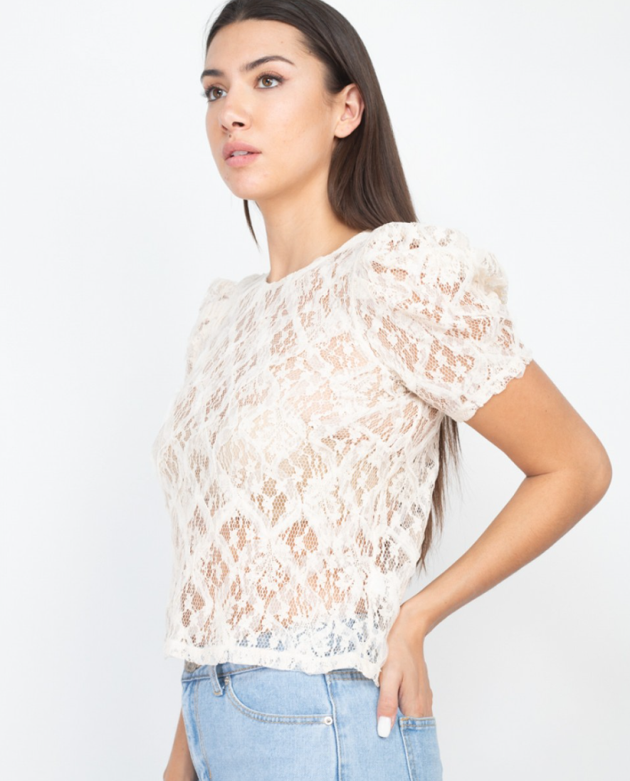 Shyan Sheer Lace Top