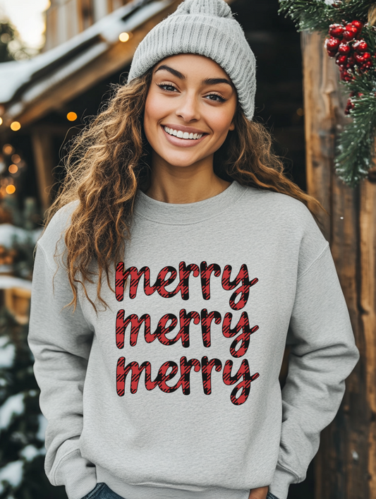 Merry Merry Merry Crewneck Sweatshirt