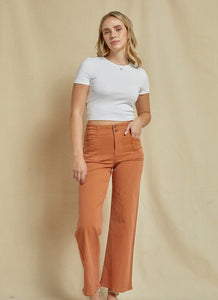 Mica Cinnamon Wide Leg Pants