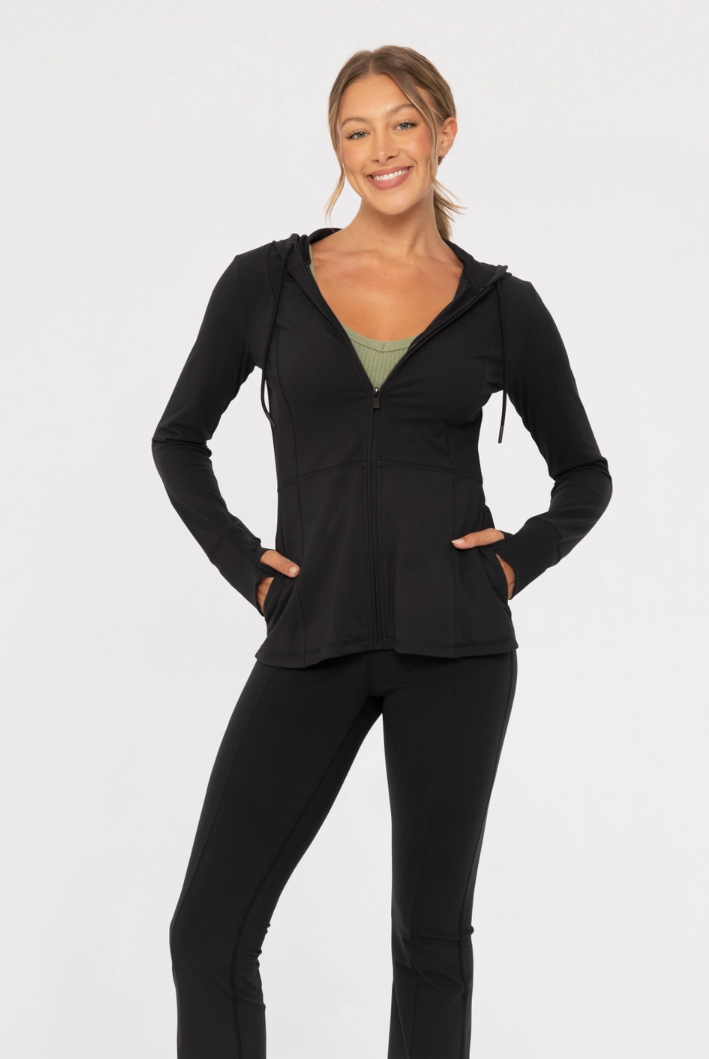 Mono B Fit and Flare Jacket