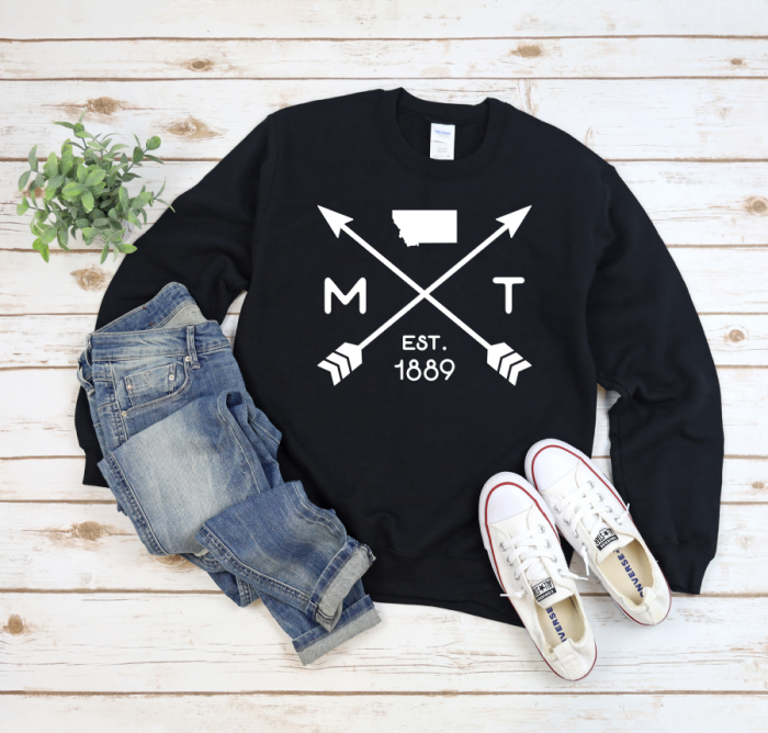 Favorite Montana Crewneck Sweatshirt