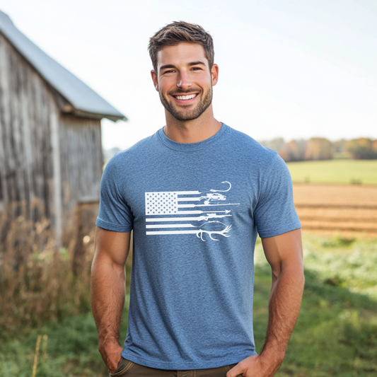 American Outdoor Gaming Graphic T-Shirt