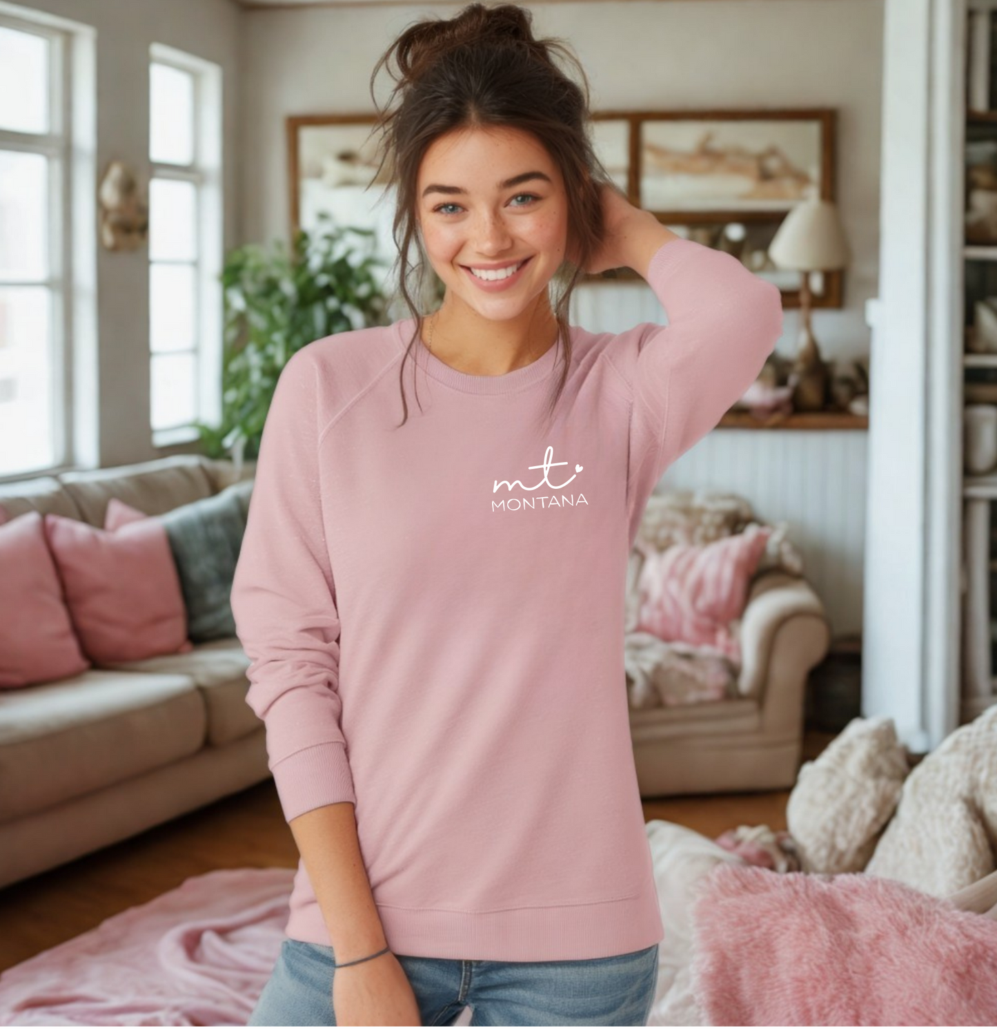 Mt Montana Love Crewneck Sweatshirt