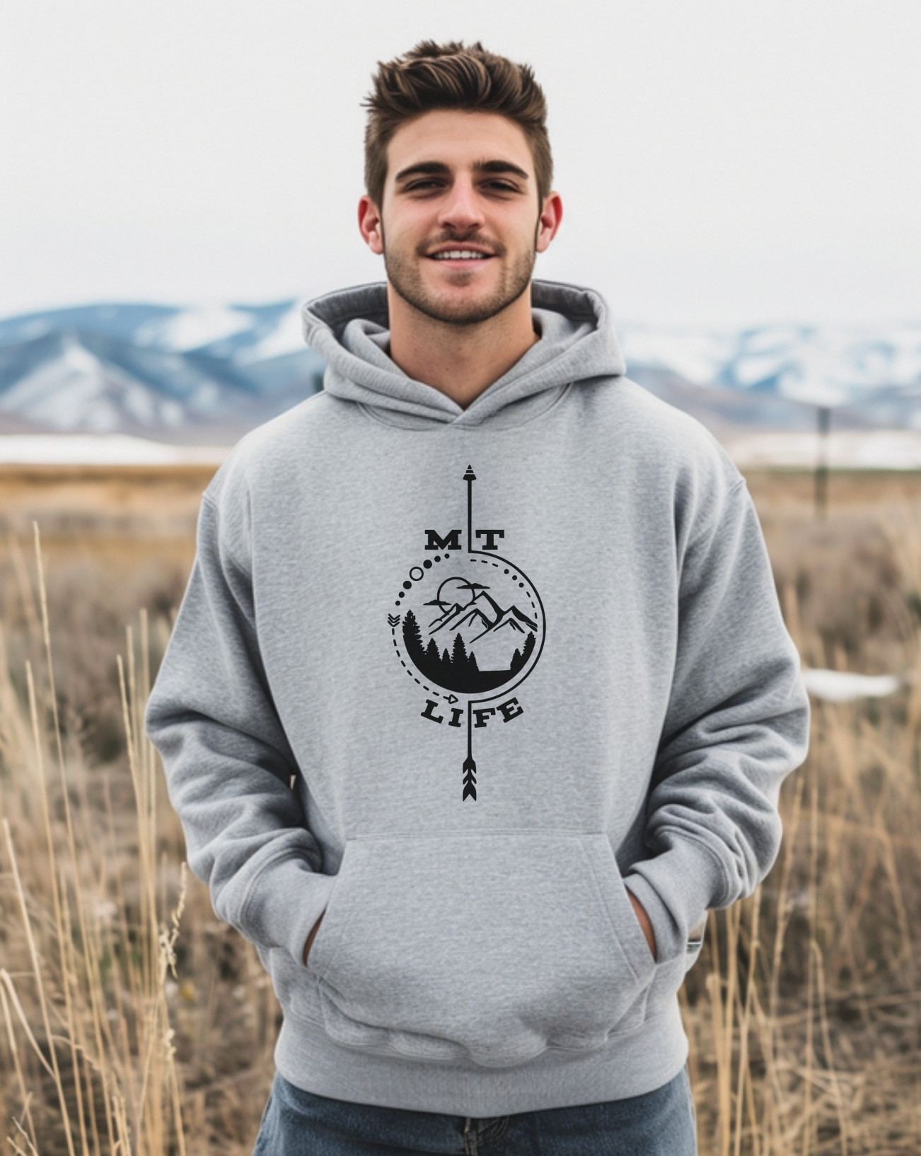 Montana Life Men's Sweatshirt Hoodie