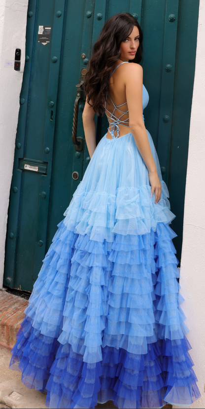 Ombre Taffy Gown