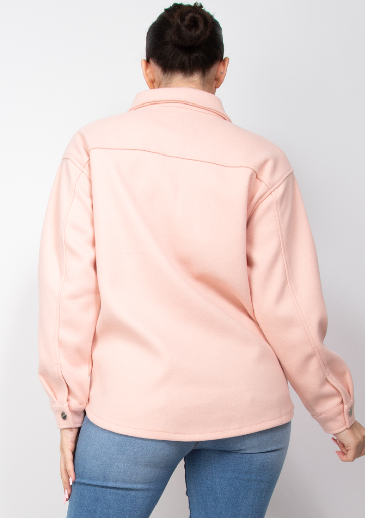 Blush Candy Pink Shacket