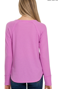 Bev Baby Waffle Henley