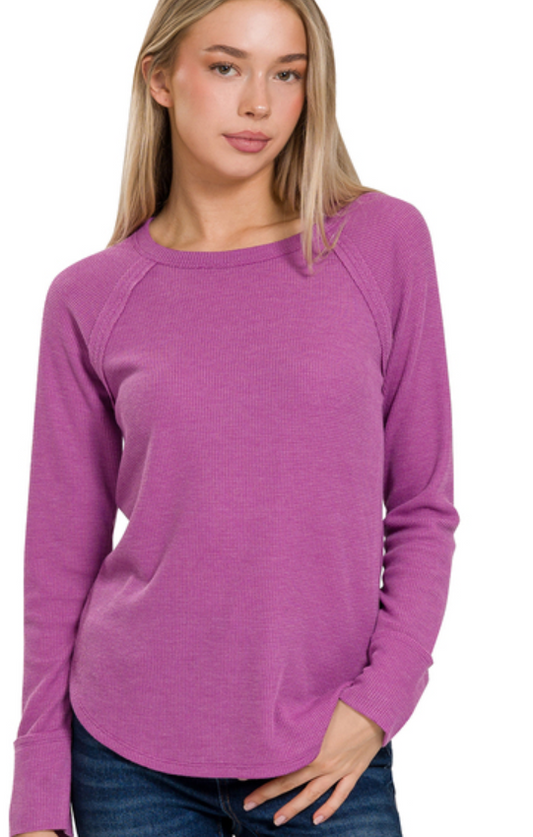 Bev Baby Waffle Henley