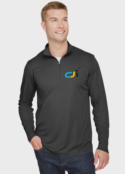 CJI Dri Fit Quarter Zip Lightweight Pullover