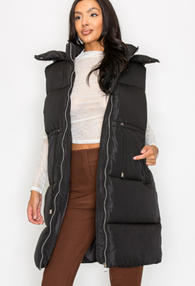 Bluebird Long Puffer Vest