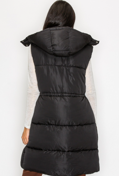 Bluebird Long Puffer Vest