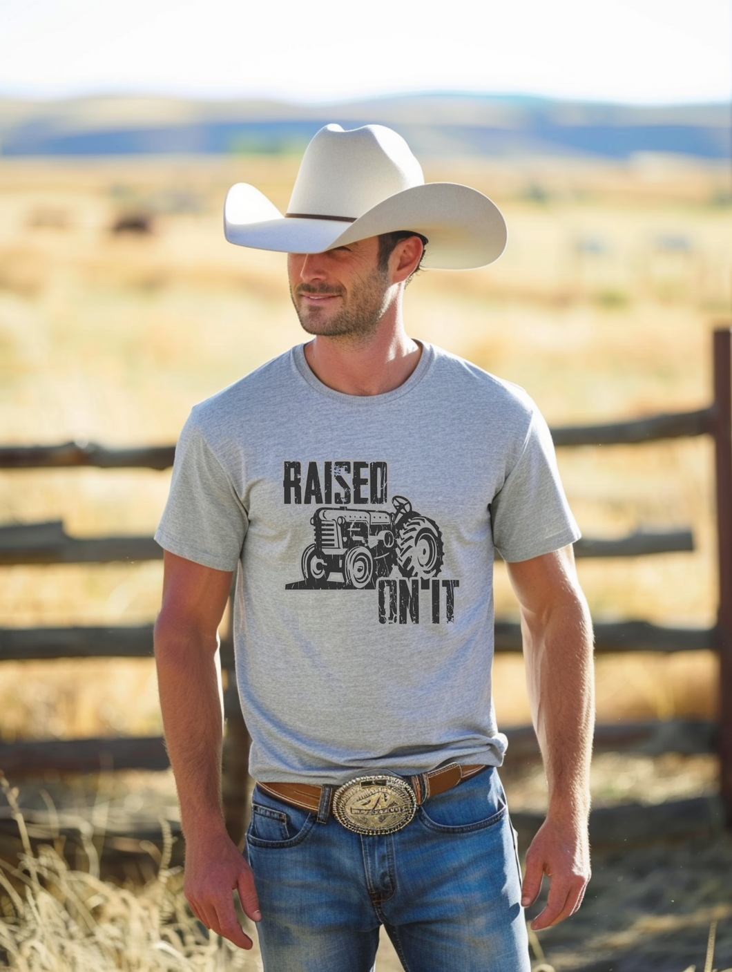 Raised on It Tractor Graphic T-Shirt