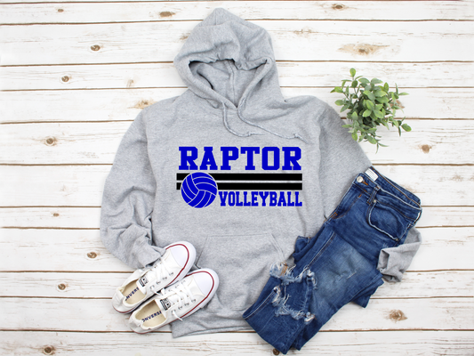 Raptors Volleyball Graphic Sweatshirt
