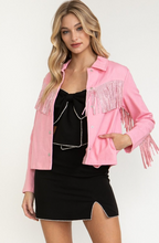 Load image into Gallery viewer, Dolly Rhinestone Jacket
