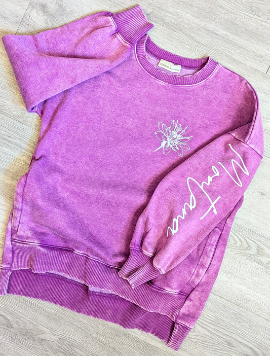Montana Bitterroot Pocketed Crewneck Sweatshirt