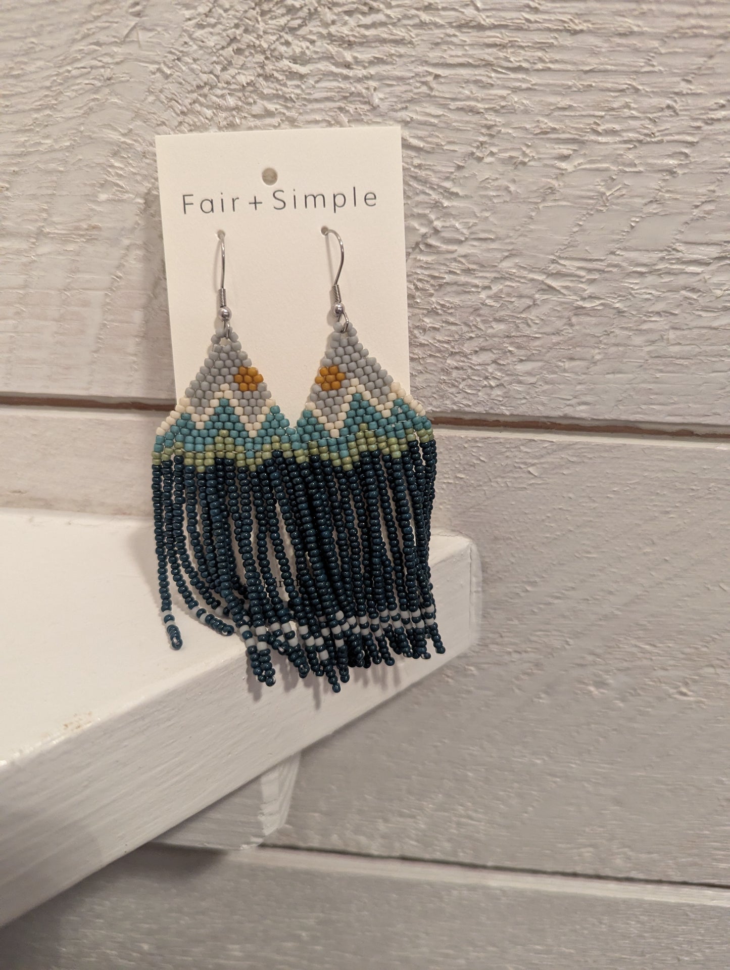 Montaña Beaded Fringe Earrings