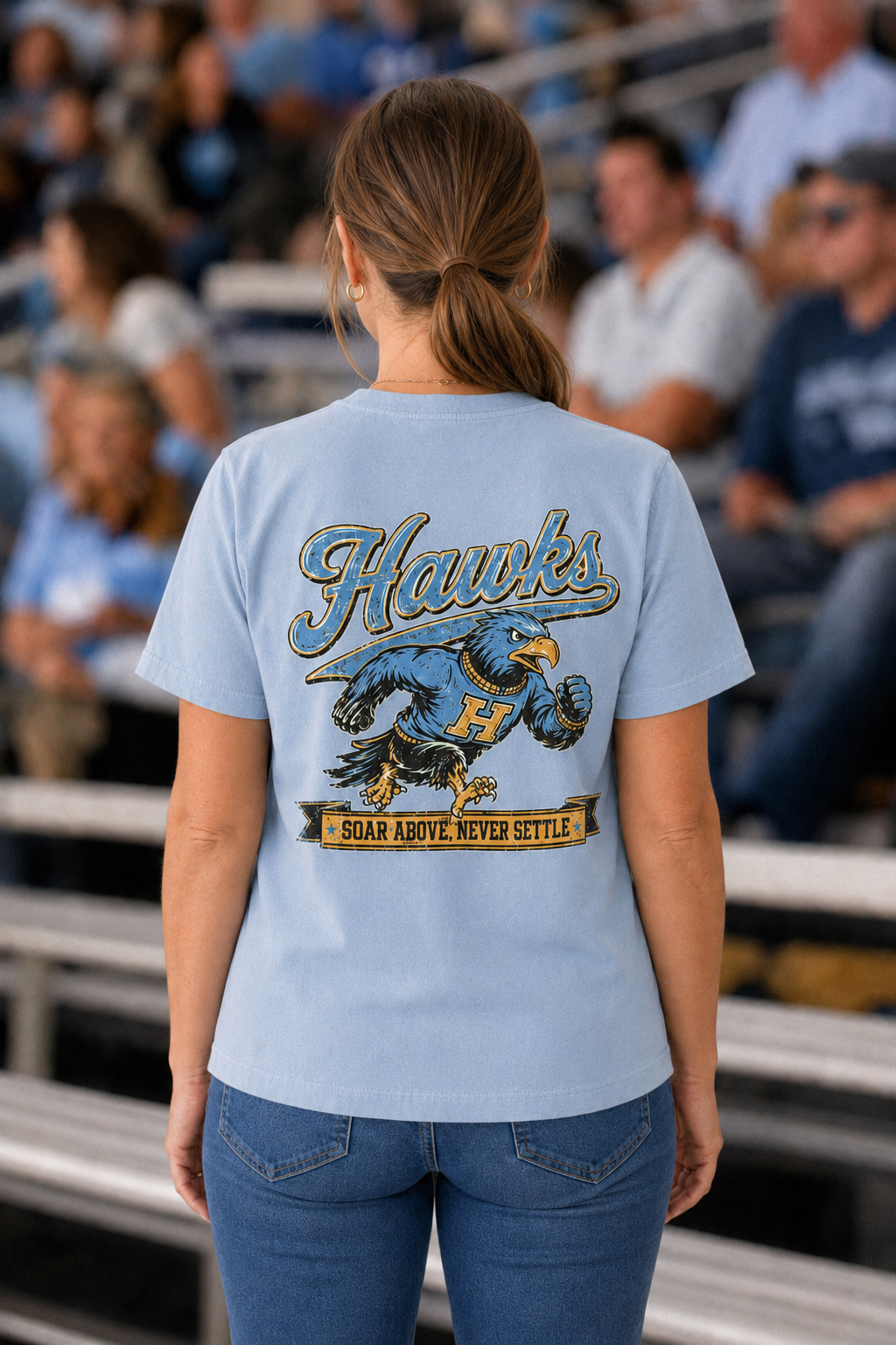 Hawks Vintage T-Shirt Cardigan