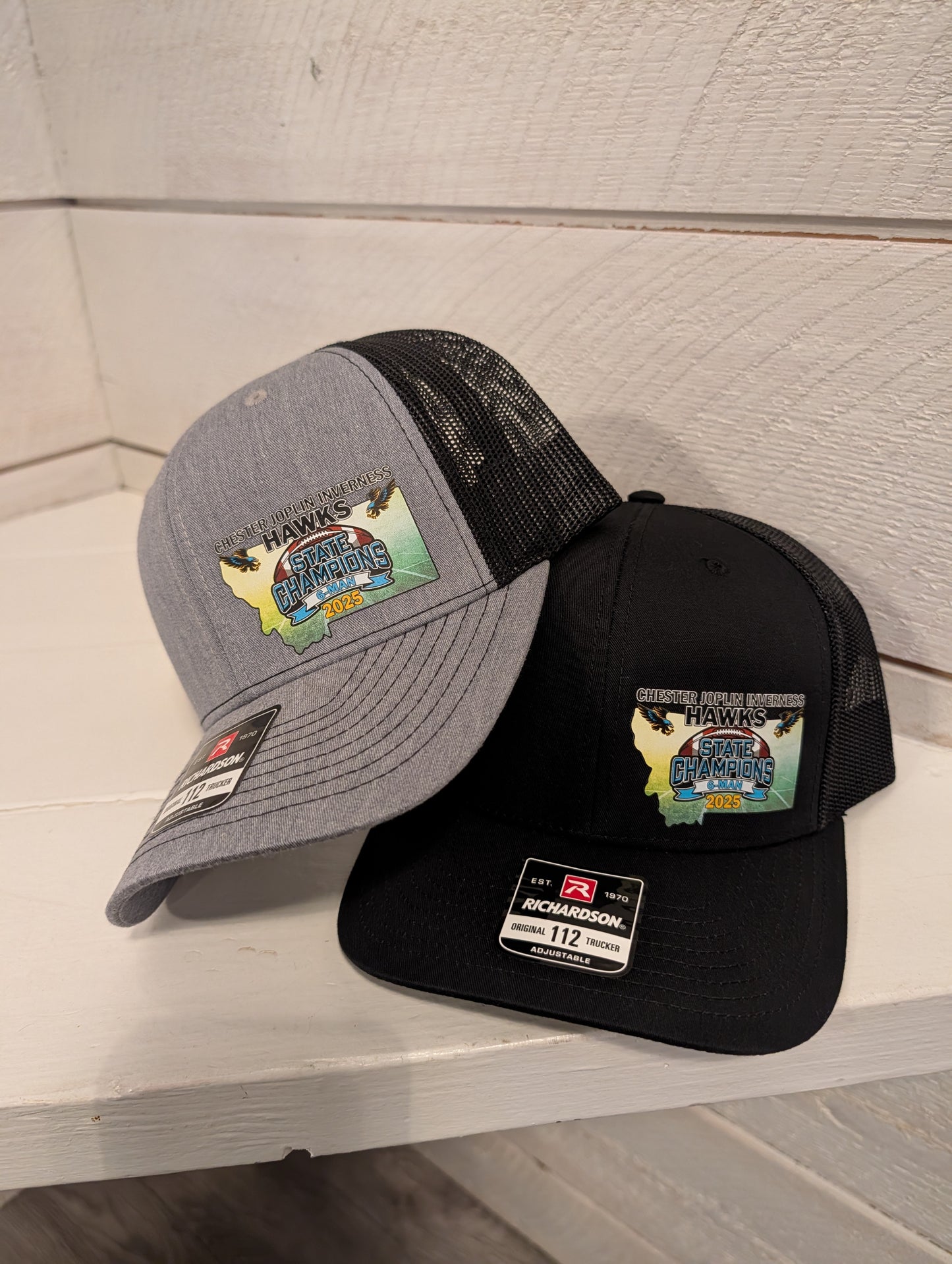 CJI Hawks State Champs Trucker Hat