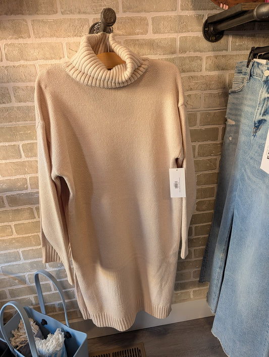 Toasted Almond Sweater Dress