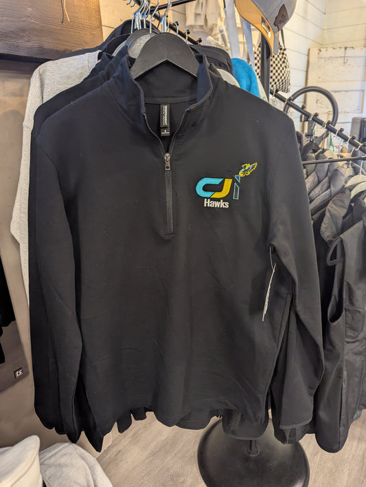 CJI Hawks Embroidered Cotton Quarter Zip