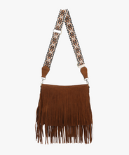 Load image into Gallery viewer, Sadie Suede Fring Boho Bag
