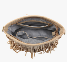 Load image into Gallery viewer, Sadie Suede Fring Boho Bag
