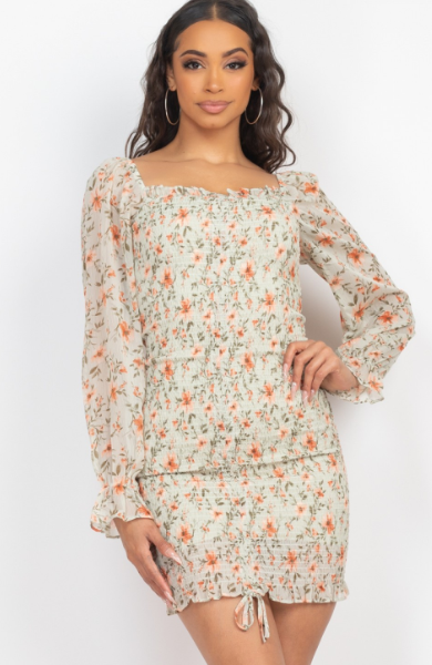 Sage Saffron Dress