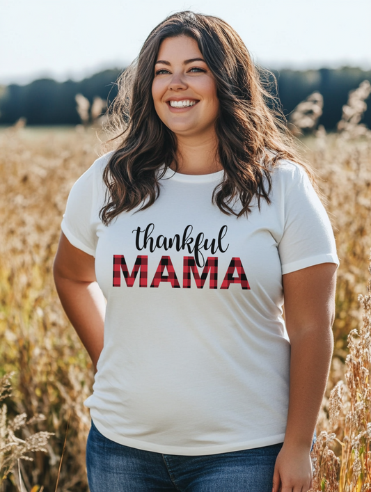 Thankful Mama Graphic T-Shirt