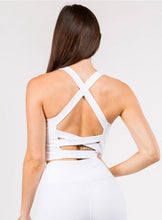 Load image into Gallery viewer, Lina Longline Crossover Crop Sports Bra
