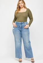 Load image into Gallery viewer, Mica Willow Wide Leg Denim Jeans
