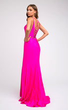 Load image into Gallery viewer, Ultra Fuchsia Evening Gown
