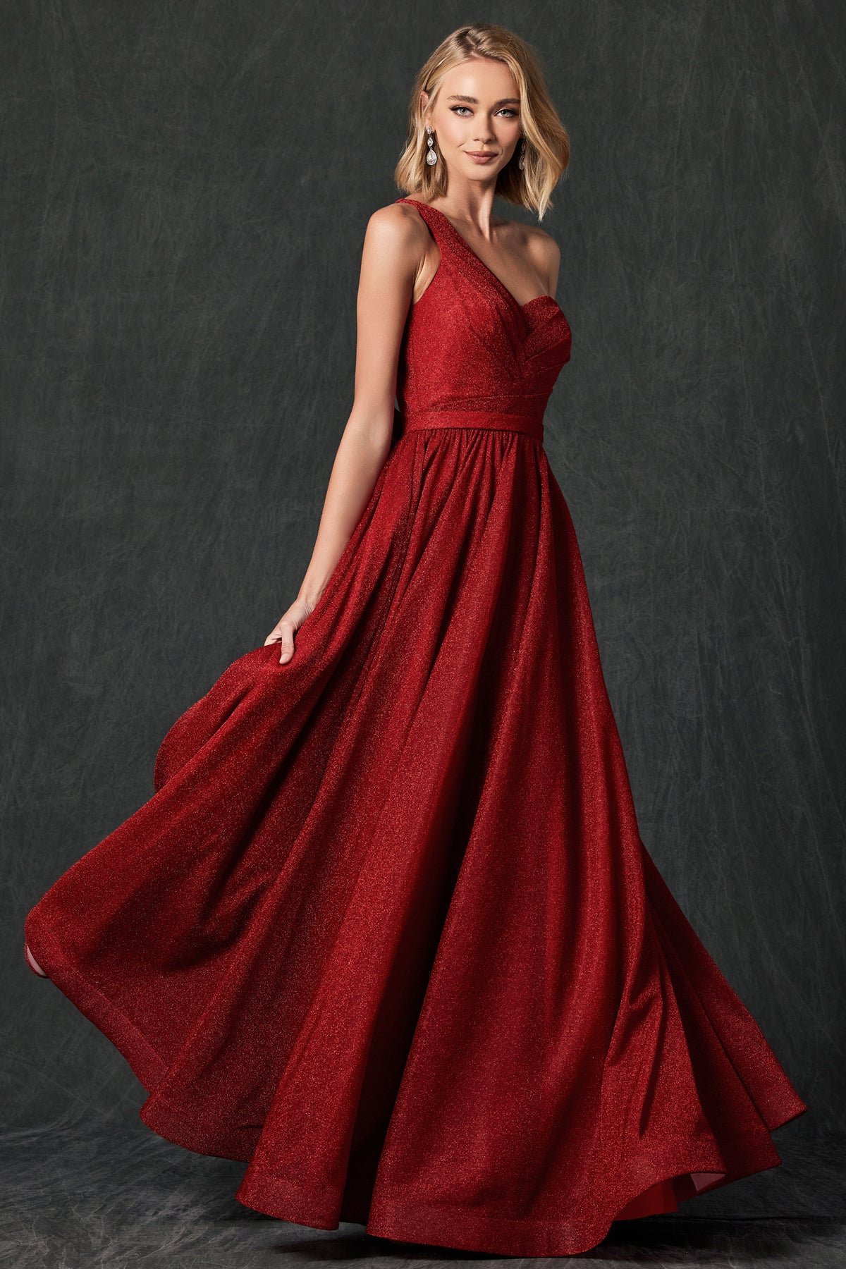 Cassondra Crimson Gown