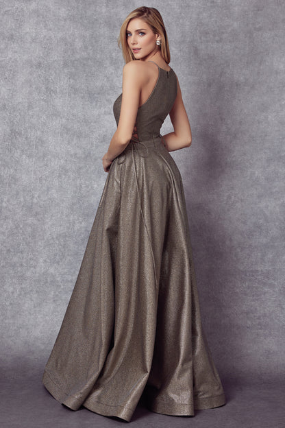 Mandi Metallic Gown