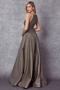 Mandi Metallic Gown