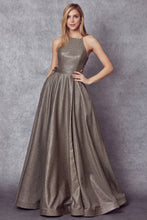 Load image into Gallery viewer, Mandi Metallic Gown
