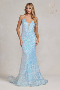 Layla Sequin Gown
