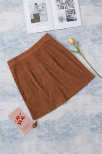 Pattington Corduroy Mini Skirt