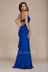 Royal Strapless Gown