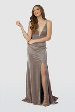 Load image into Gallery viewer, Hailey Deep Plunge Gown
