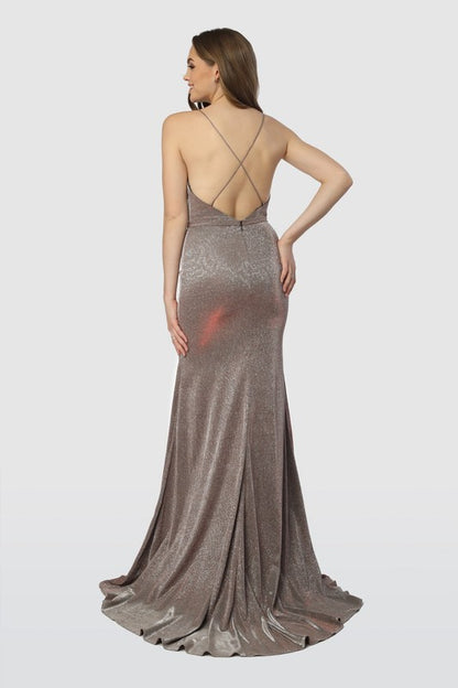 Hailey Deep Plunge Gown