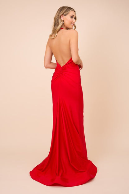 Scarlet Evening Gown