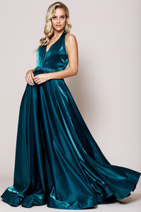 Alice Blue Metallic Gown